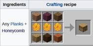 Beehive crafting recipe (Image via Minecraft. gamepedia)